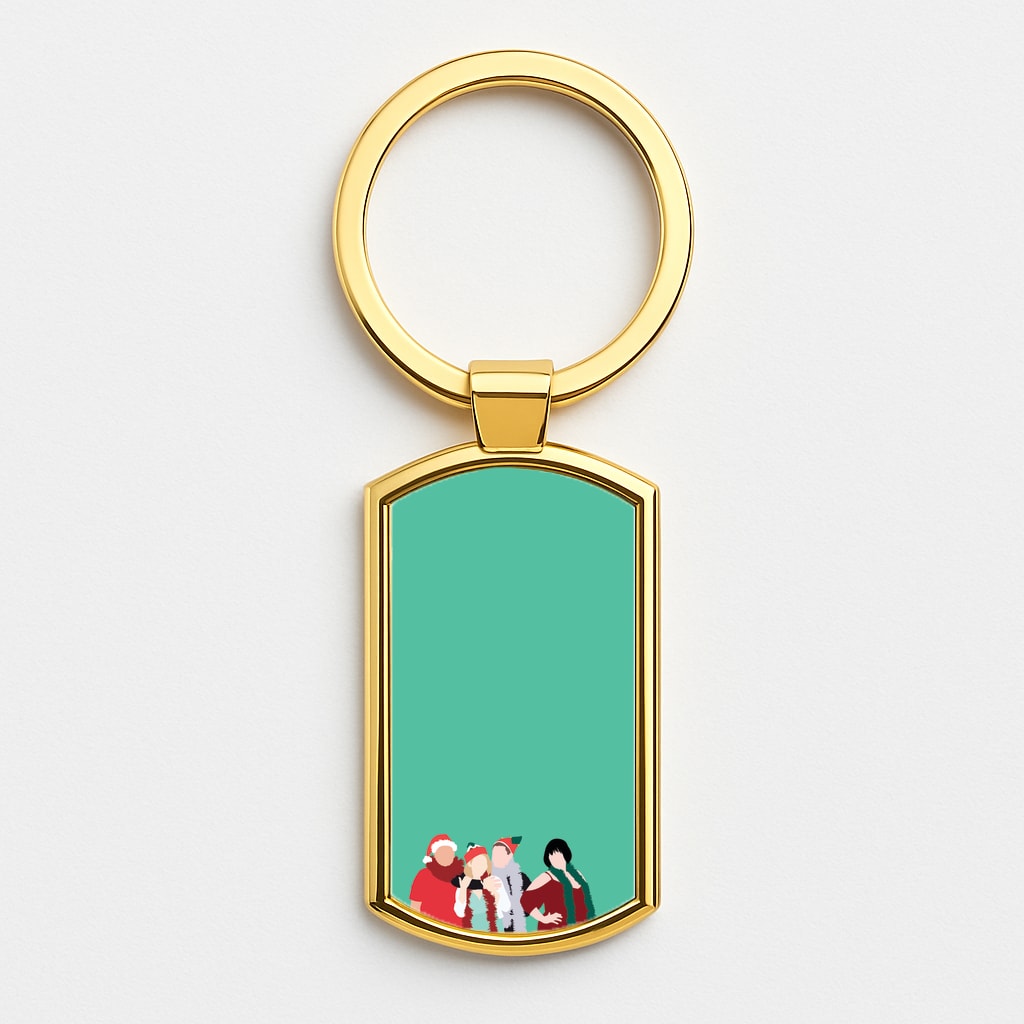 Cast Gold Keyring