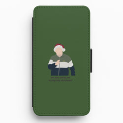 Are You Asking Me To Step Into Christmas - Gavin And Stacey Flip / Wallet Phone Case