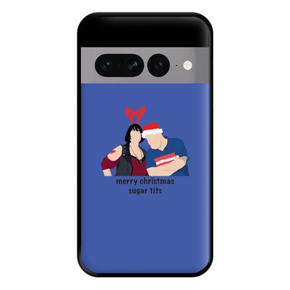 Merry Christmas Sugar Tits Phone Case for Google Pixel 7 Pro