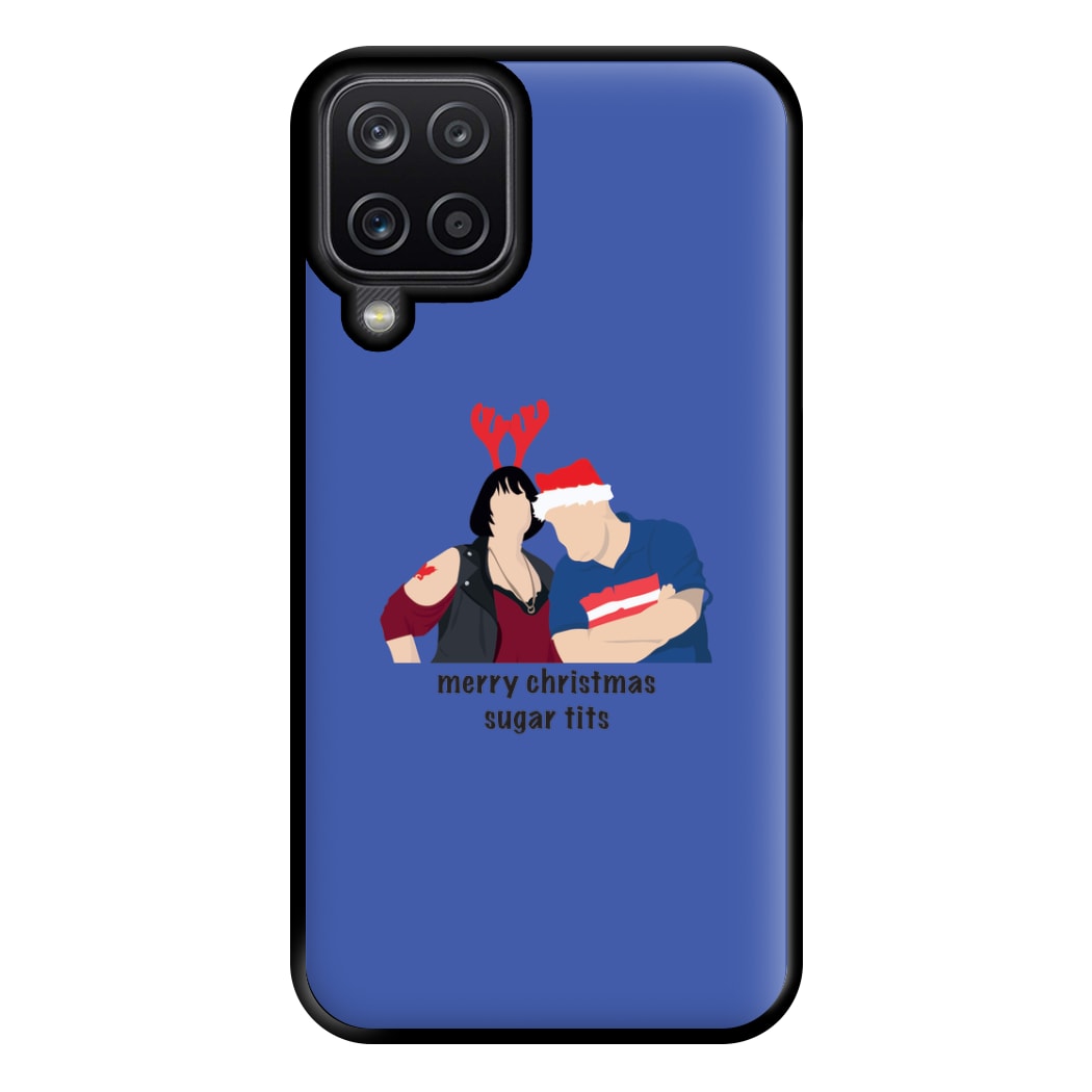 Merry Christmas Sugar Tits Phone Case for Galaxy A12