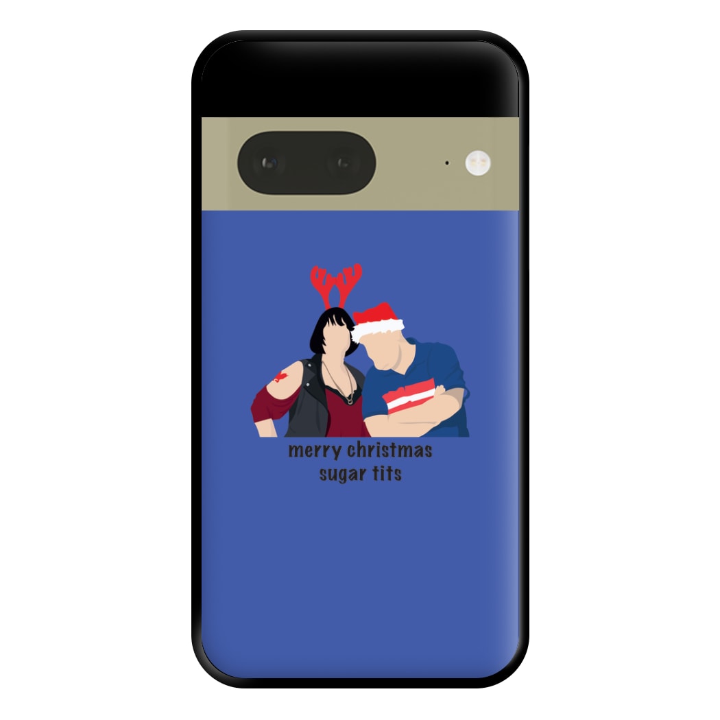 Merry Christmas Sugar Tits Phone Case for Google Pixel 7a