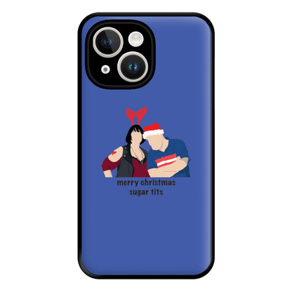 Merry Christmas Sugar Tits Phone Case for iPhone 14 Plus