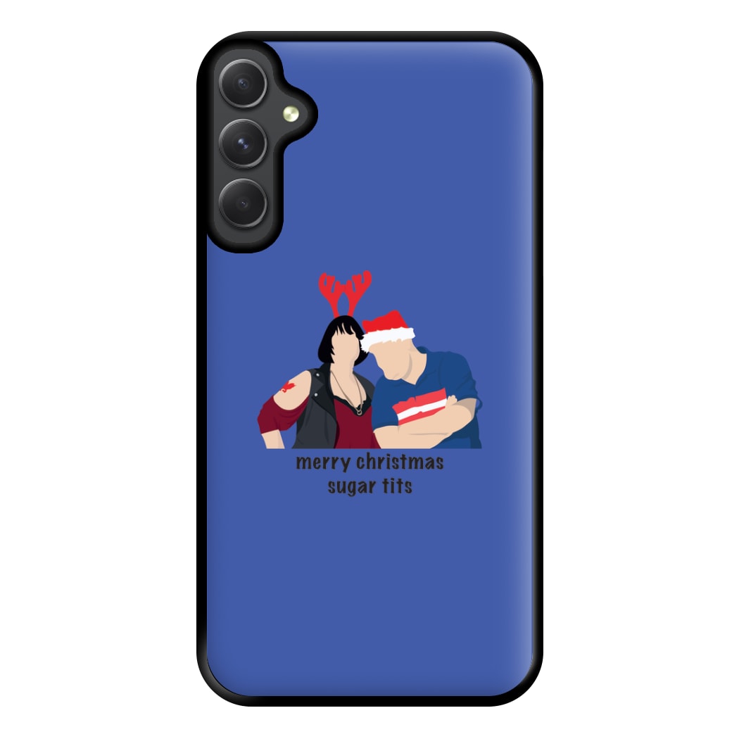 Merry Christmas Sugar Tits Phone Case for Galaxy A54