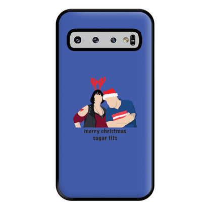 Merry Christmas Sugar Tits Phone Case for Galaxy S10 Plus