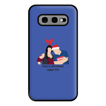 Merry Christmas Sugar Tits Phone Case for Galaxy S10e