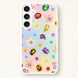 Gradient Rainbow Gems Pattern Phone Case for Galaxy S26