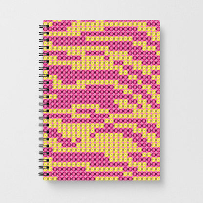 Sequin Tiger Pattern Notebook