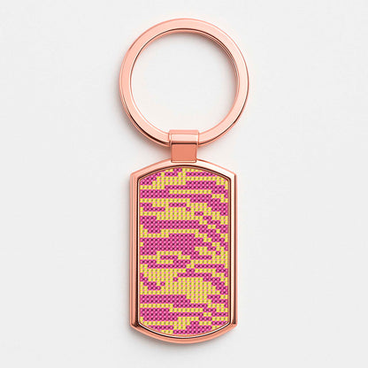Sequin Tiger Pattern Luxury Keyring