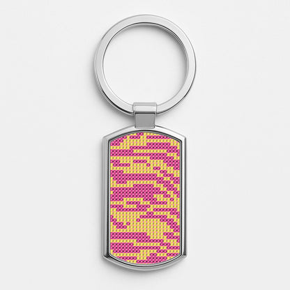 Sequin Tiger Pattern Luxury Keyring