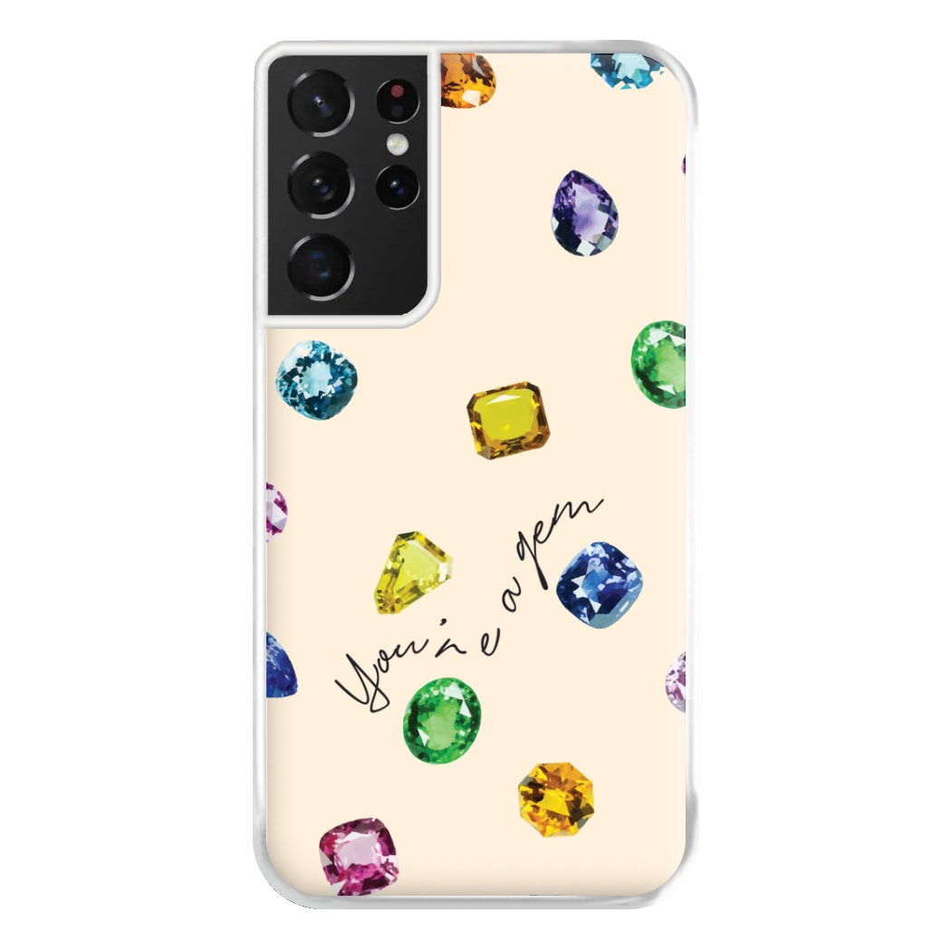 You're A Gem Pattern Phone Case for Galaxy S21 Ultra