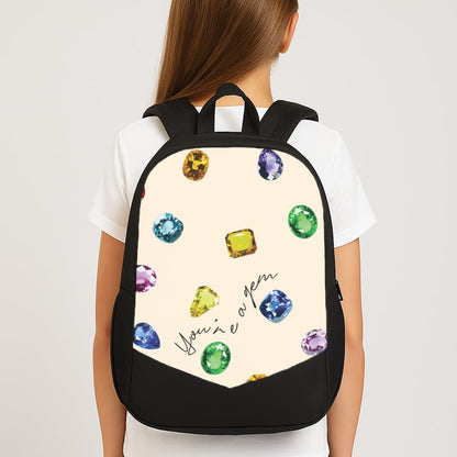 You're A Gem Pattern Large School Bag