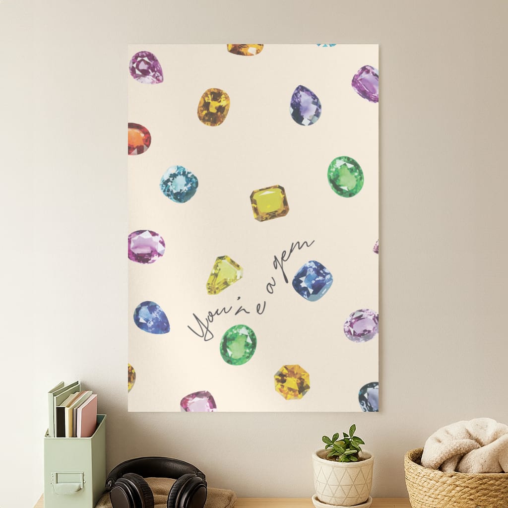 You're A Gem Pattern Poster