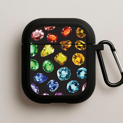 Rainbow Gems Assortment Pattern AirPods Case