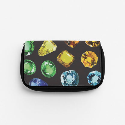 Rainbow Gems Assortment Pattern Pencil Case