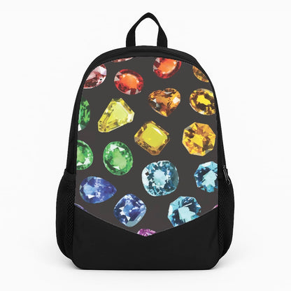 Rainbow Gems Assortment Pattern Backpack