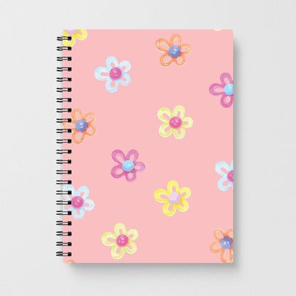 Flower Gems Pattern Notebook