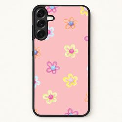 Flower Gems Pattern Phone Case for Galaxy A17