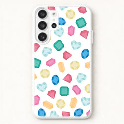 Cartoon Multicoloured Gems Pattern Phone Case for Galaxy S26 Ultra