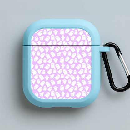Ghost Pattern Blue AirPods Case
