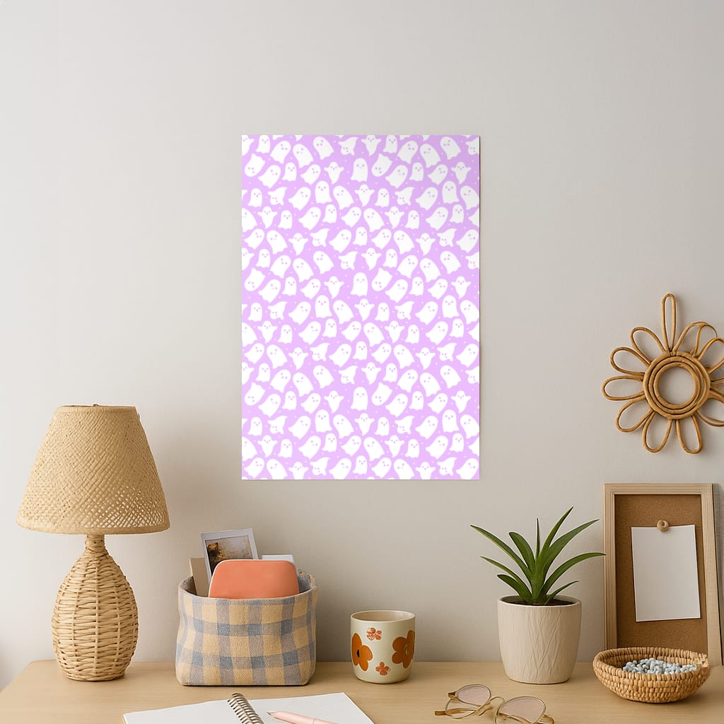 Ghost Pattern Art Print