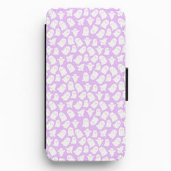 Ghost Pattern Flip / Wallet Phone Case