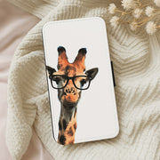 Hipster Giraffe Tumblr Flip / Wallet Phone Case 5