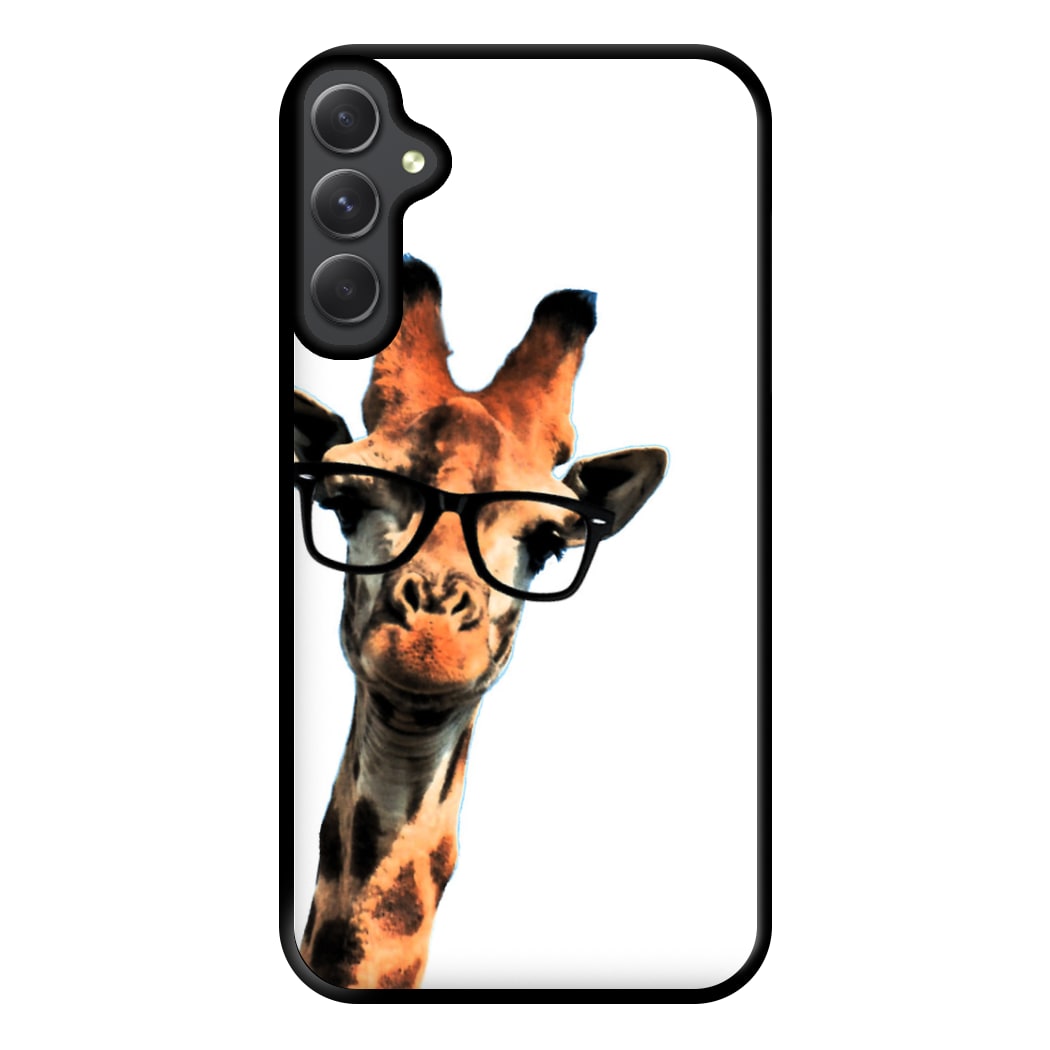 Hipster Giraffe Tumblr Phone Case for Galaxy A34