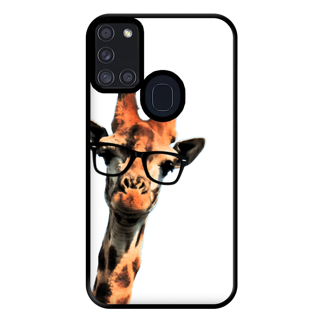 Hipster Giraffe Tumblr Phone Case for Galaxy A21s