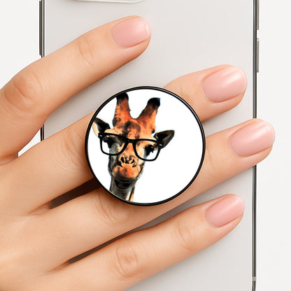 Hipster Giraffe Tumblr Phone Grip