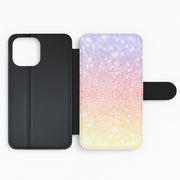Glitter Splash Flip / Wallet Phone Case 2