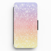 Glitter Splash Flip / Wallet Phone Case 1
