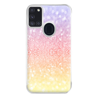 Glitter Splash Phone Case for Galaxy A21s