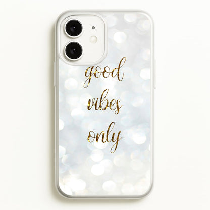 Good Vibes Only - Glittery  - Christmas Phone Case for iPhone 11