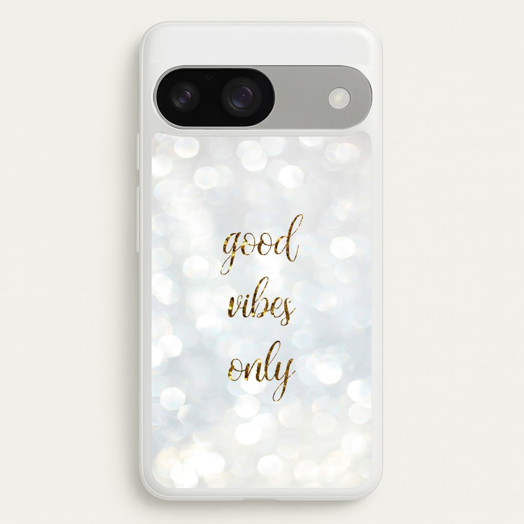 Good Vibes Only - Glittery  - Christmas Phone Case for Google Pixel 9 / 9 Pro