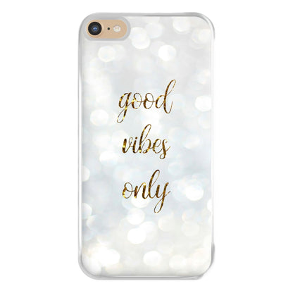 Good Vibes Only - Glittery Phone Case for iPhone 6 Plus / 7 Plus / 8 Plus