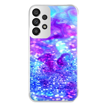 Glitter Swirl, Tumblr Stlye Phone Case for Galaxy A33