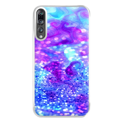 Glitter Swirl, Tumblr Stlye Phone Case for Huawei P20 Pro