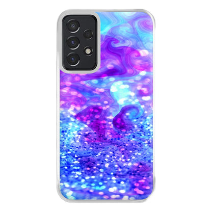 Glitter Swirl, Tumblr Stlye Phone Case for Galaxy A52 / A52s