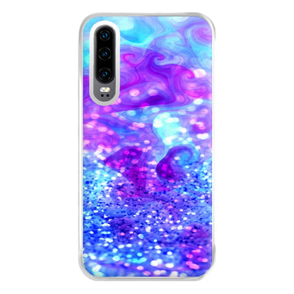 Glitter Swirl, Tumblr Stlye Phone Case for Huawei P30