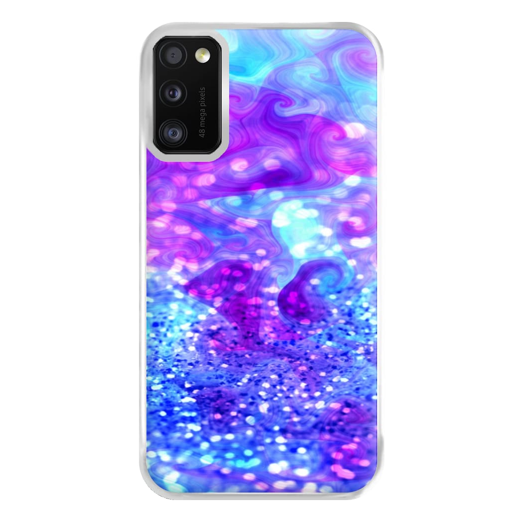 Glitter Swirl, Tumblr Stlye Phone Case for Galaxy A41