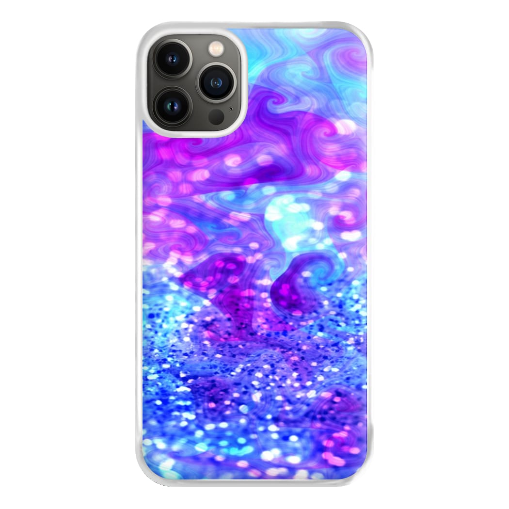 Glitter Swirl, Tumblr Stlye Phone Case for iPhone 13