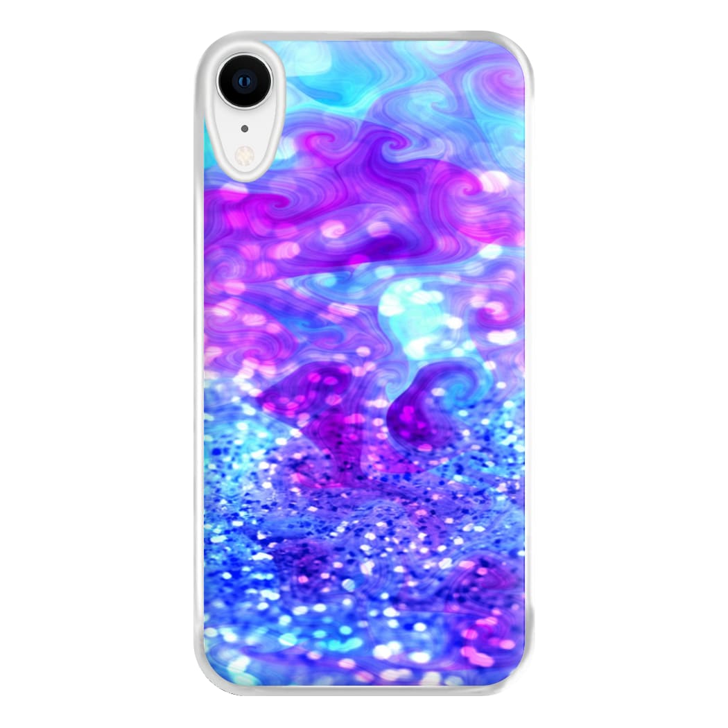 Glitter Swirl, Tumblr Stlye Phone Case for iPhone XR