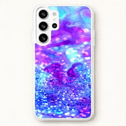 Glitter Swirl, Tumblr Stlye Phone Case for Galaxy S26 Ultra
