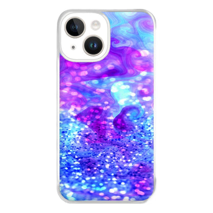 Glitter Swirl, Tumblr Stlye Phone Case for iPhone 14