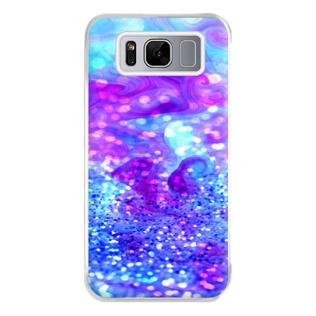 Glitter Swirl, Tumblr Stlye Phone Case for Galaxy S8 Plus