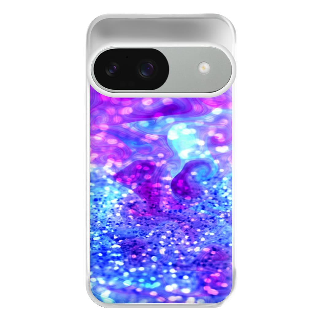 Glitter Swirl, Tumblr Stlye Phone Case for Google Pixel 9 / 9 Pro