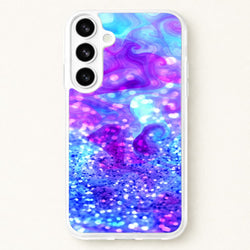 Glitter Swirl, Tumblr Stlye Phone Case for Galaxy S26 Plus