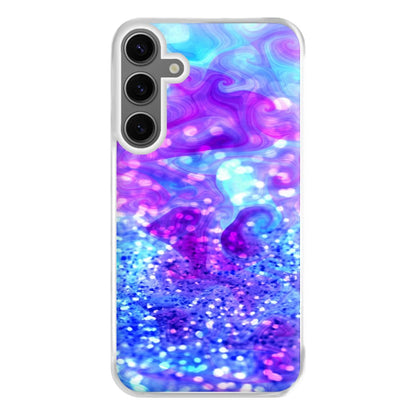 Glitter Swirl, Tumblr Stlye Phone Case for Galaxy S24FE