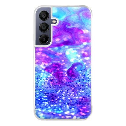 Glitter Swirl, Tumblr Stlye Phone Case for Galaxy A16