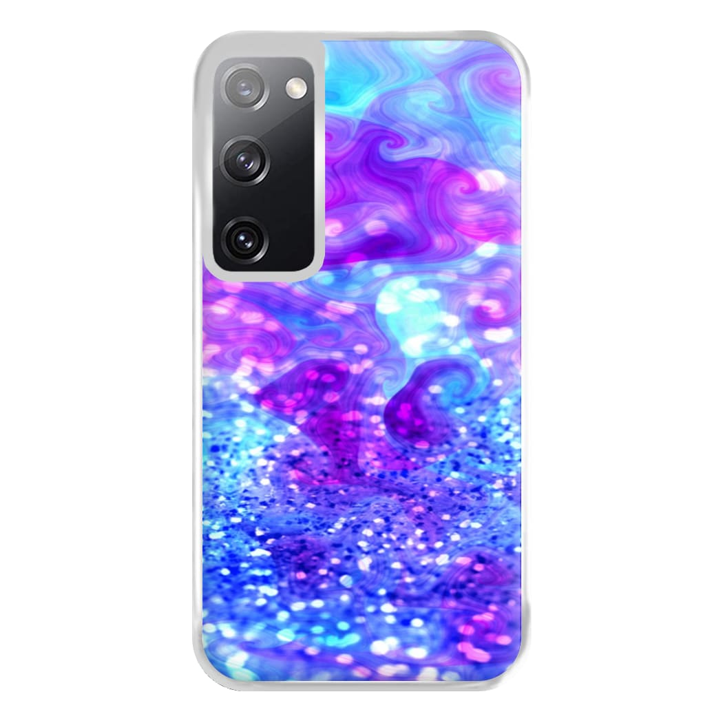 Glitter Swirl, Tumblr Stlye Phone Case for Galaxy S20